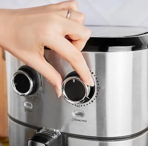 Karaca Multifry Inox Double Pan XL 5.5 lt Yağsız Fritöz