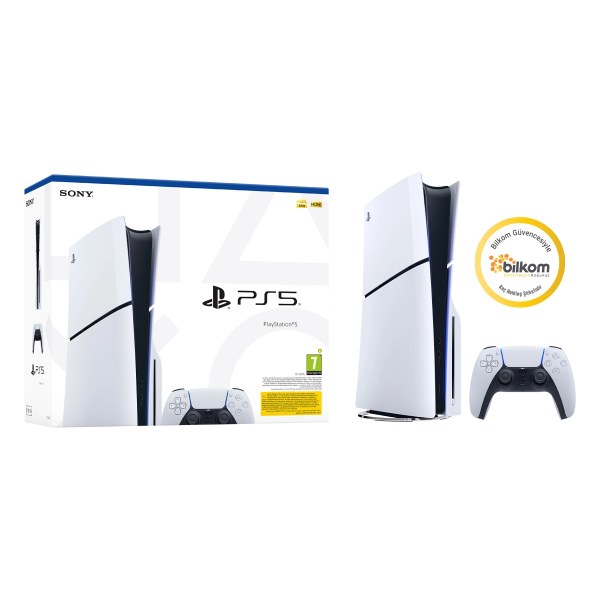 Sony PS5 Slim Standart Edition 1 TB SSD CD’li Oyun Konsolu (Bilkom Garantili)