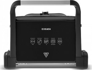Karaca Gastro Classic Matte Black 2000 W Izgara ve Tost Makinesi