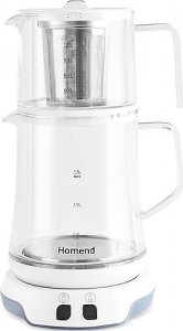 Homend Royaltea 1758H 2000 W Konuşan Cam Çay Makinesi